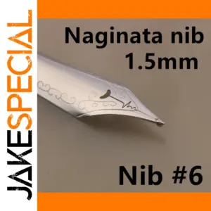 Heartbeat Design Naginata Fountain Pen Nib