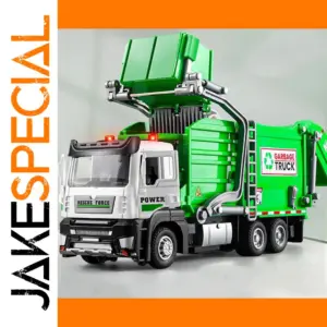 Realistic 1:32 Scale Toy Garbage Truck with Sound