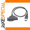 USB 2.0 to SATA 7+6 PIN Optical Drive Cable