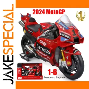 1:6 Scale Ducati MotoGP Model Red Racer