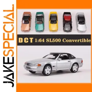 Mercedes-Benz SL500 1/64 Scale Model Car in Silver