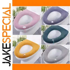 Cozy 30x30 cm Knitted Cotton Toilet Seat Cover