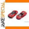 Glossy Red 1:64 Scale Supercar Model