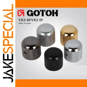 Gotoh VK1-18/19 Metal Guitar Knob Set