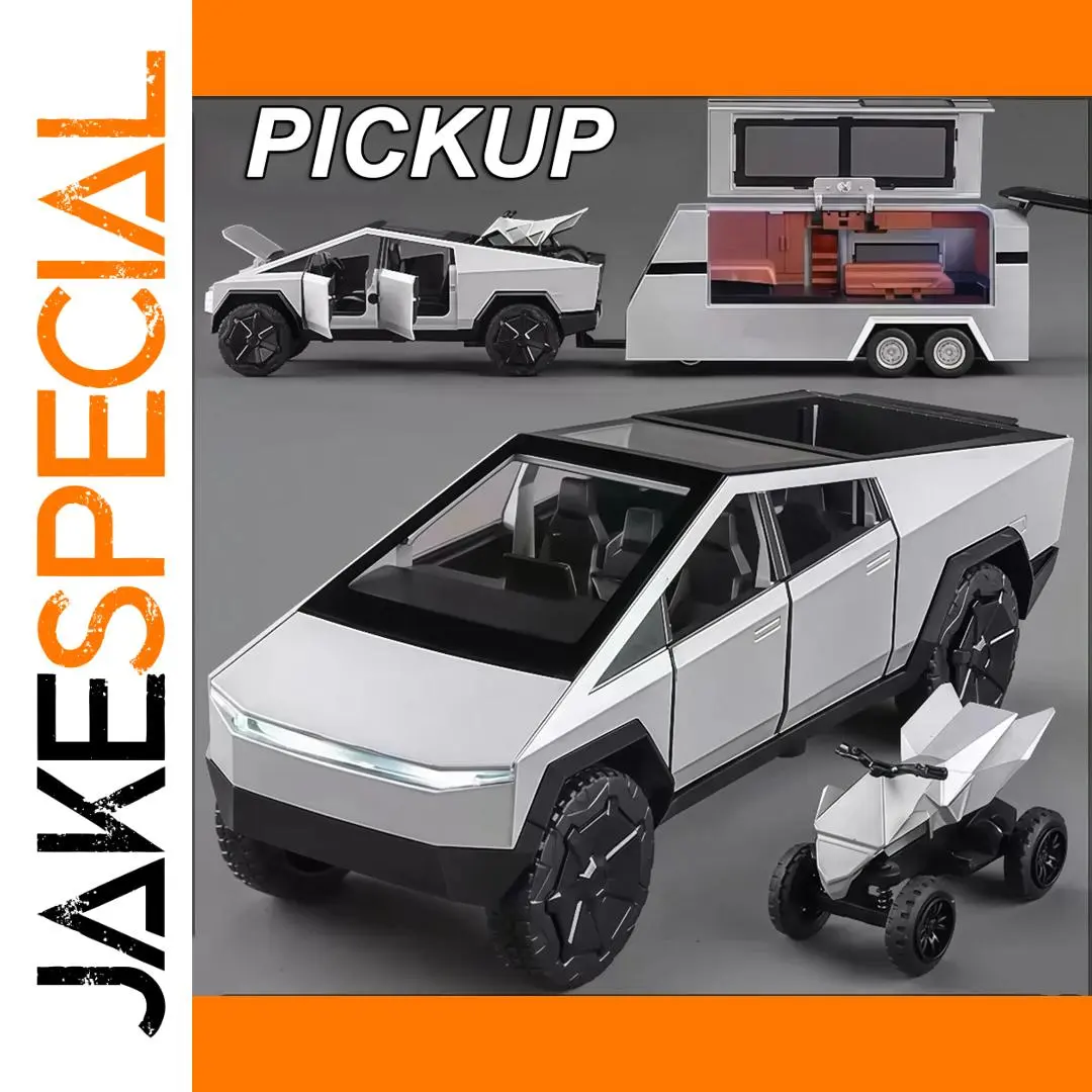 Futuristic 1/32 Diecast Pickup Truck Model 1 Futuristic 1/32 Diecast Pickup Truck Model