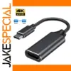 Type-C to HDMI Adapter 4K 60Hz for Laptops & Smartphones