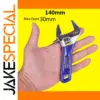 Adjustable High-Carbon Steel Wrench 4-8 Inches
