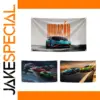 Vibrant Lamborghini Huracan Race Banner 3x5 ft