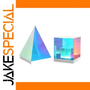 RGB LED Pyramid and Cube Night Light