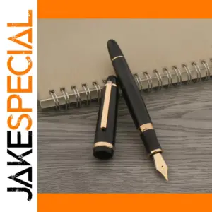 Elegant Black Stainless Steel Fountain Pen X850