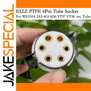Vintage 6-Pin Tube Socket for Audio Amplifiers