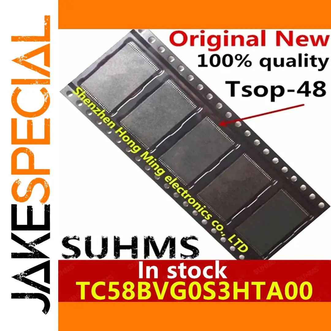 TC58BVG0S3HTA00 Logic ICs TSOP48 Pack of 2 or 5 1 TC58BVG0S3HTA00 Logic ICs TSOP48 Pack of 2 or 5