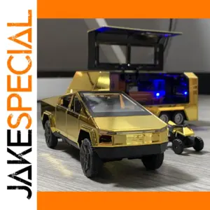 Gold Off-Road Pickup Truck Diecast Model