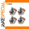 Guitar Potentiometer Set 4-Pack 25K/25K Ohm