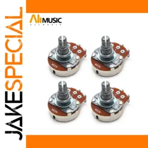 Guitar Potentiometer Set 4-Pack 25K/25K Ohm