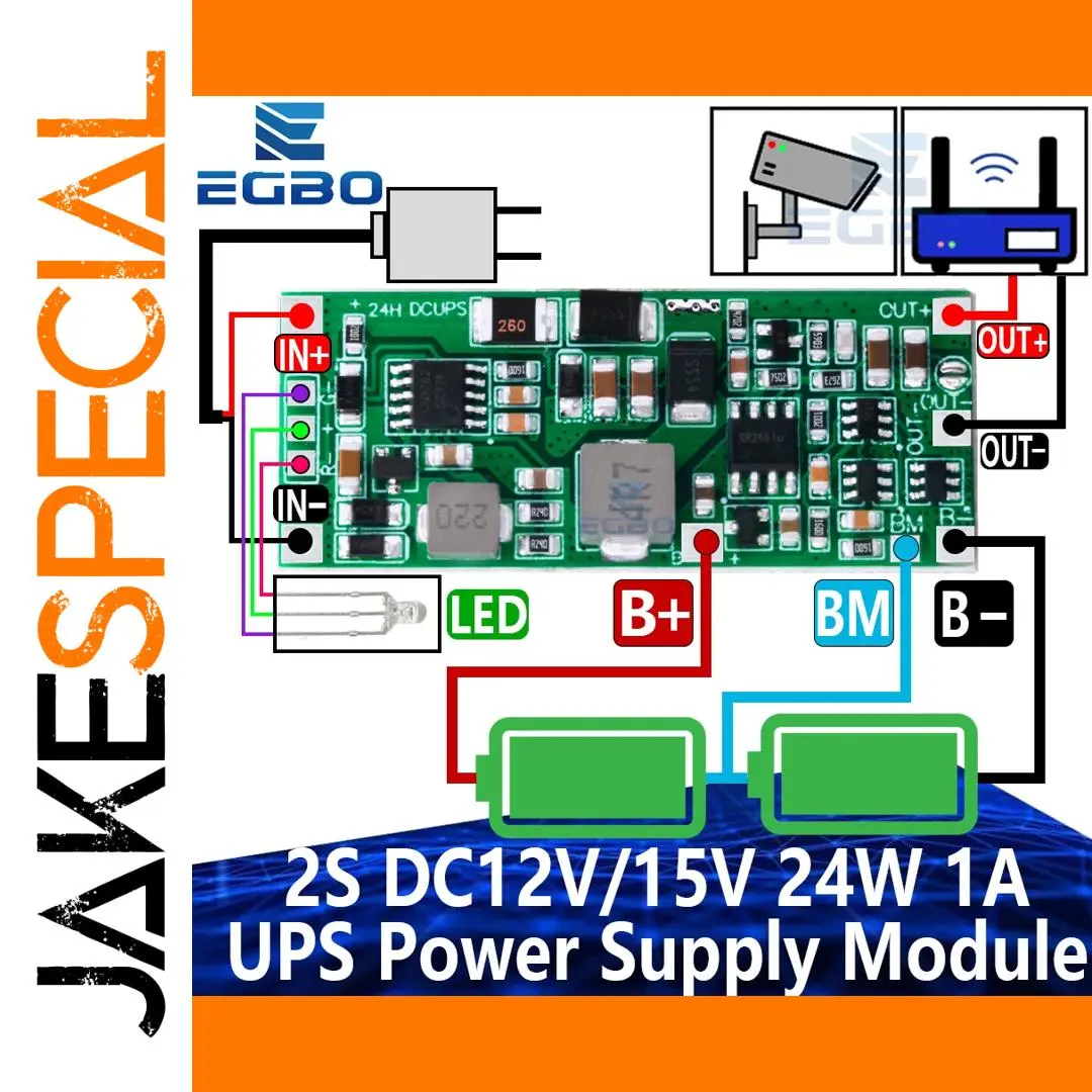24W 1A UPS DC Power Supply Module 1 24W 1A UPS DC Power Supply Module