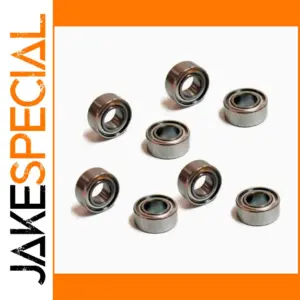 High-Performance RC Ball Bearings 10x5x4 mm Set