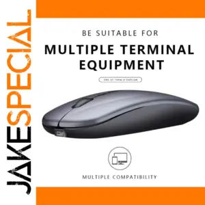 Bluetooth Dual-Mode Wireless Mouse with Silent Buttons