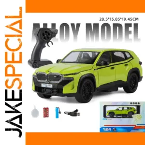 Vibrant Lime Green Off-Road SUV Model