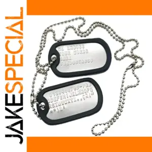 Stainless Steel Personalized Dog Tag Set