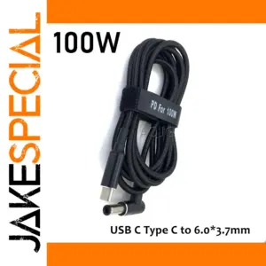 USB C to 6.0*3.7mm Laptop Charging Cable