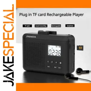 Vintage Portable Cassette Player with TF Support