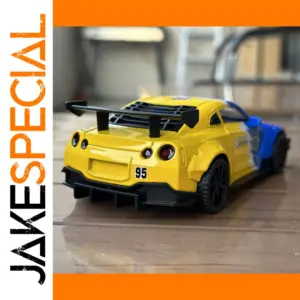 Vivid Yellow Nissan GTR R35 Diecast Model