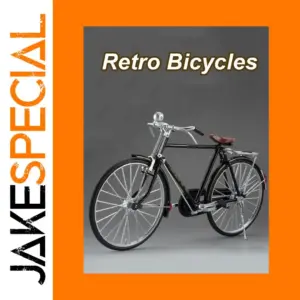 1:6 Vintage Retro Bicycle Model for Collectors