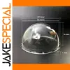 Clear Acrylic CCTV Dome Housing 4-inch, 1080P/10MP Compatible