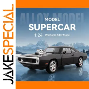 1/24 Alloy War Horse Car Model in Black