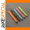 Colorful 5-Piece Ballpoint Pen Set with Refills