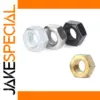 M7 Hexagon Nuts Pack stainless steel Brass