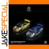 TM Time 1:64 Alloy Racing Car Model in Gold & Blue