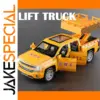 Vibrant Yellow Alloy Construction Miniature Truck