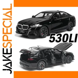 Black BMW 5 Series Model Car 1:24 Scale