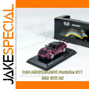 Pink Die-Cast Porsche 911 Model 1:64 Scale