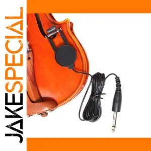 Violin Clip-On Pickup Microphone with 1/4 Inch Jack