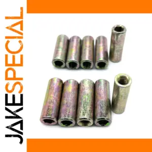 Set of 20 Heavy-Duty M8 Metal Guitar Nuts