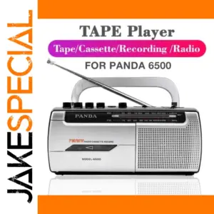 Vintage Portable Cassette and Radio Player