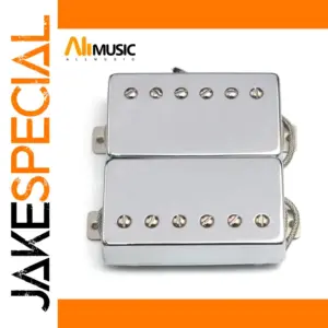 Chrome Humbucker Pickups for LP Guitars