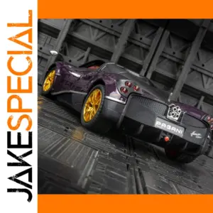 Purple Pagani Supercar 1:24 Diecast Model