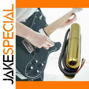 Gold Single Coil Guitar Pickup 3.91"x0.71"