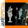 Guitar Headstock Inlay Sticker with Flower Torch Design