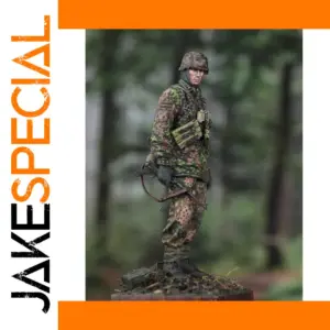 WWII Soldier Model Kit 1/35 Resin Diorama