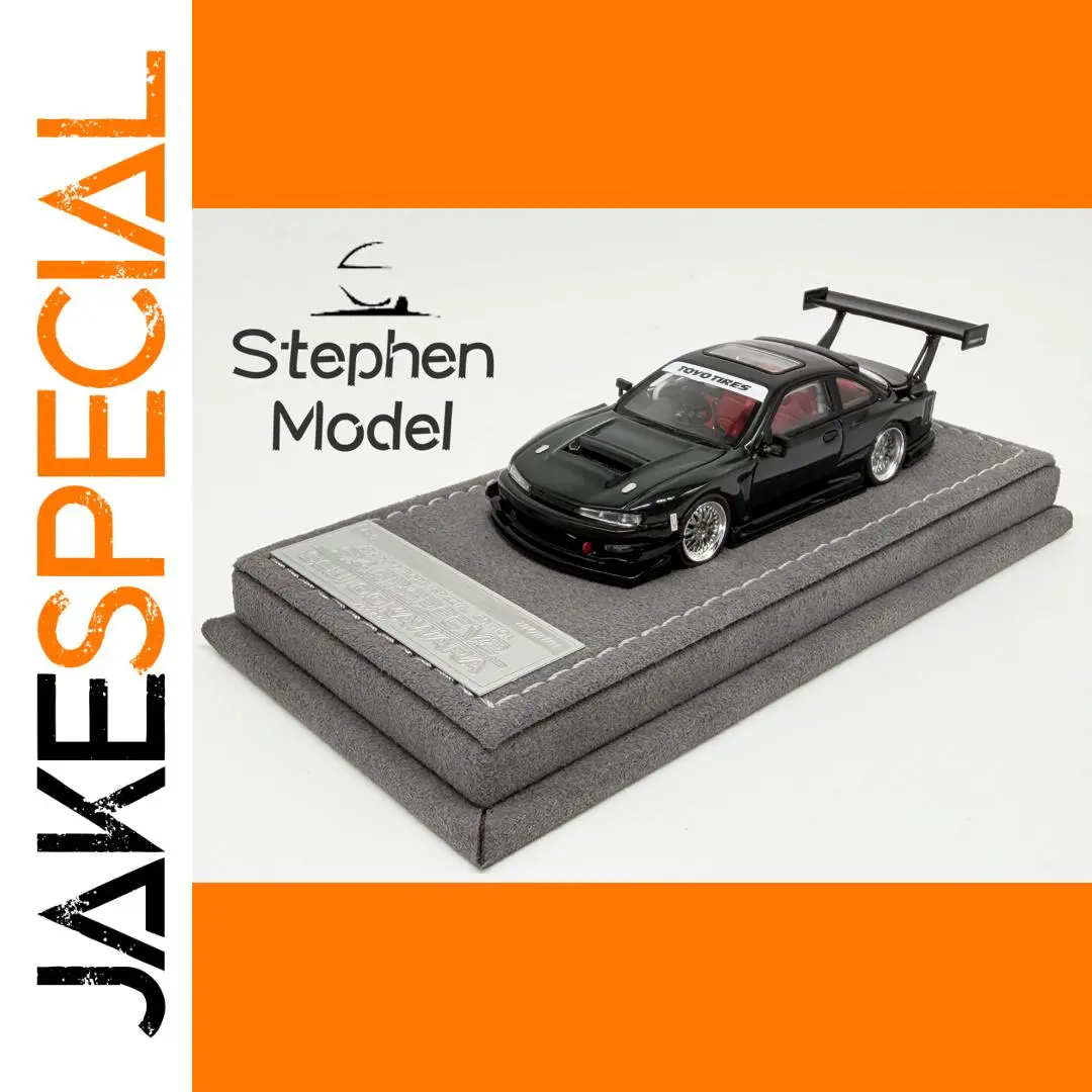 Mortal Black Silvia S14 1:64 Diecast Model 1 Mortal Black Silvia S14 1:64 Diecast Model