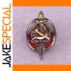 Soviet Heritage Badge with Embossed Emblems
