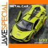 Vibrant Lime Green 1:32 Supercar Model