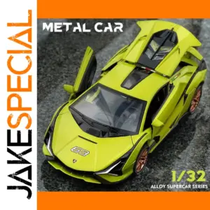 Vibrant Lime Green 1:32 Supercar Model