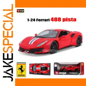 Ferrari 488 Pista 1:24 Diecast Model