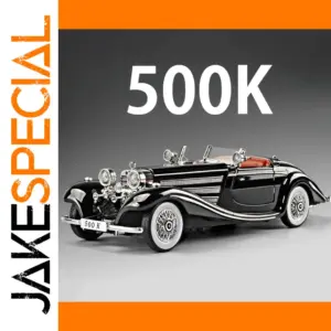 Vintage 1:24 Scale Diecast Car Model in Multiple Colors